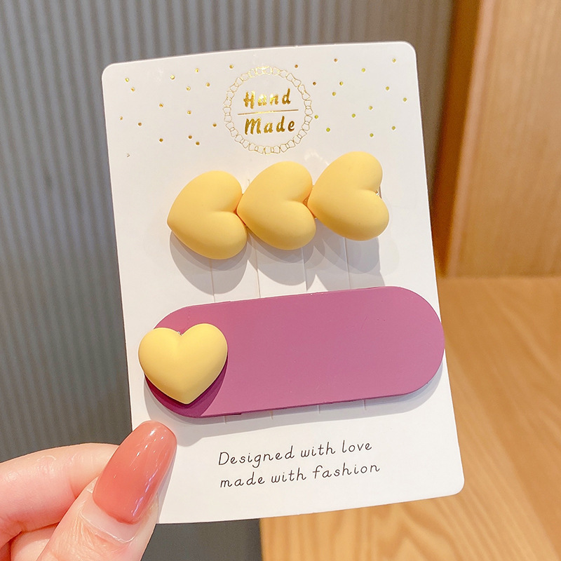 Flores rosadas pinzas de cabello 2025 nueva dulce frente lateral de la mujer frange pinzas de cabello rotas lindas pinzas de boca de pato sin marcas