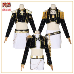 K-POP猎魔女团鲁米佐依米拉黑金款cos服动漫游戏cosplay舞台服装