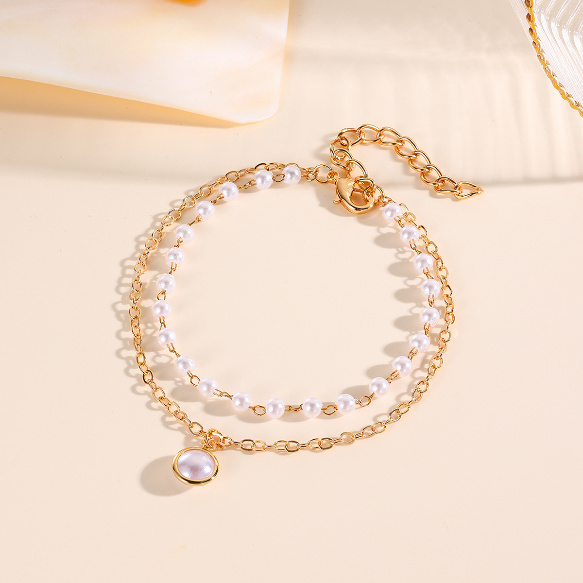 Beliebte High-End-Multi-Layer-Perlenarmband-Set Design Sinn für Barock-Retro-Perlenarmband_voghion.com