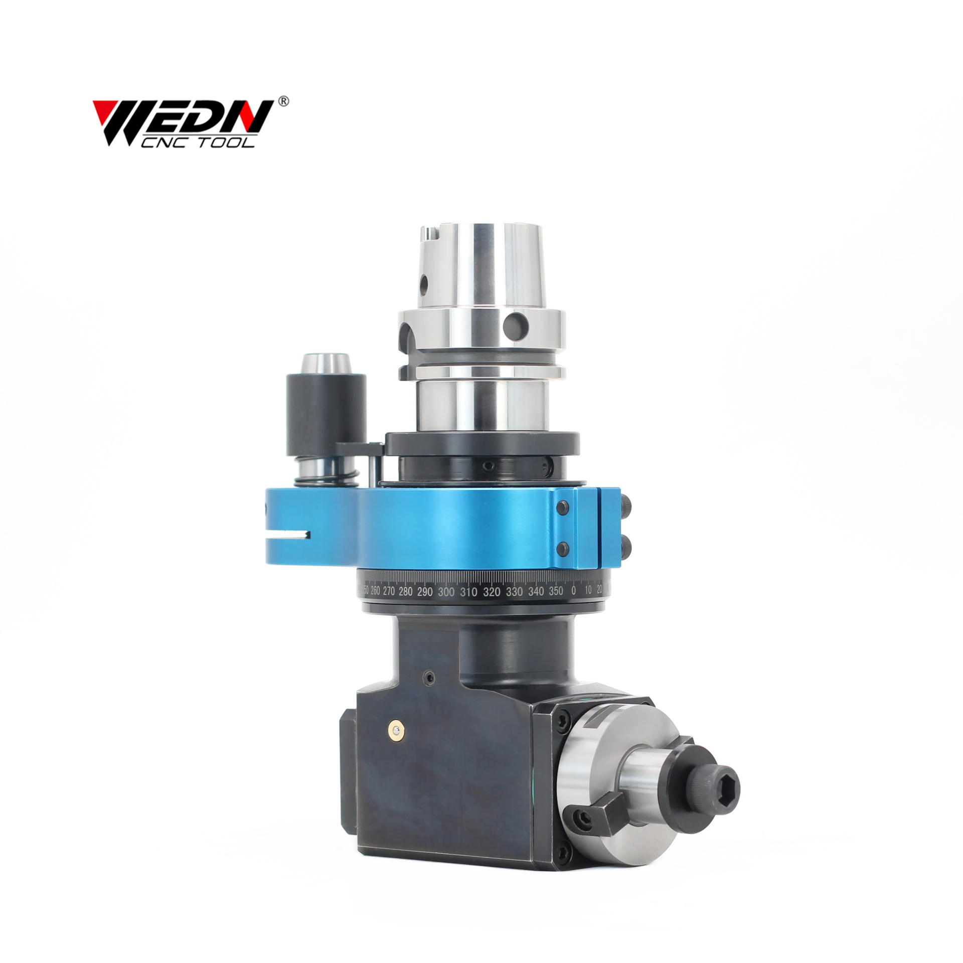 HSK63A-FMB27角度头侧铣头HSK刀盘式横铣角度头FMB自动换刀盘侧铣