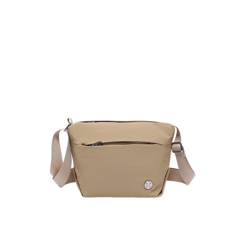 Ultra-light Waterproof Men's and Women's Shoulder Crossbody Bag Women's Cloth Bag All-match Fashionable Dumpling Bag Japanese and Korean Nylon Small Backpack