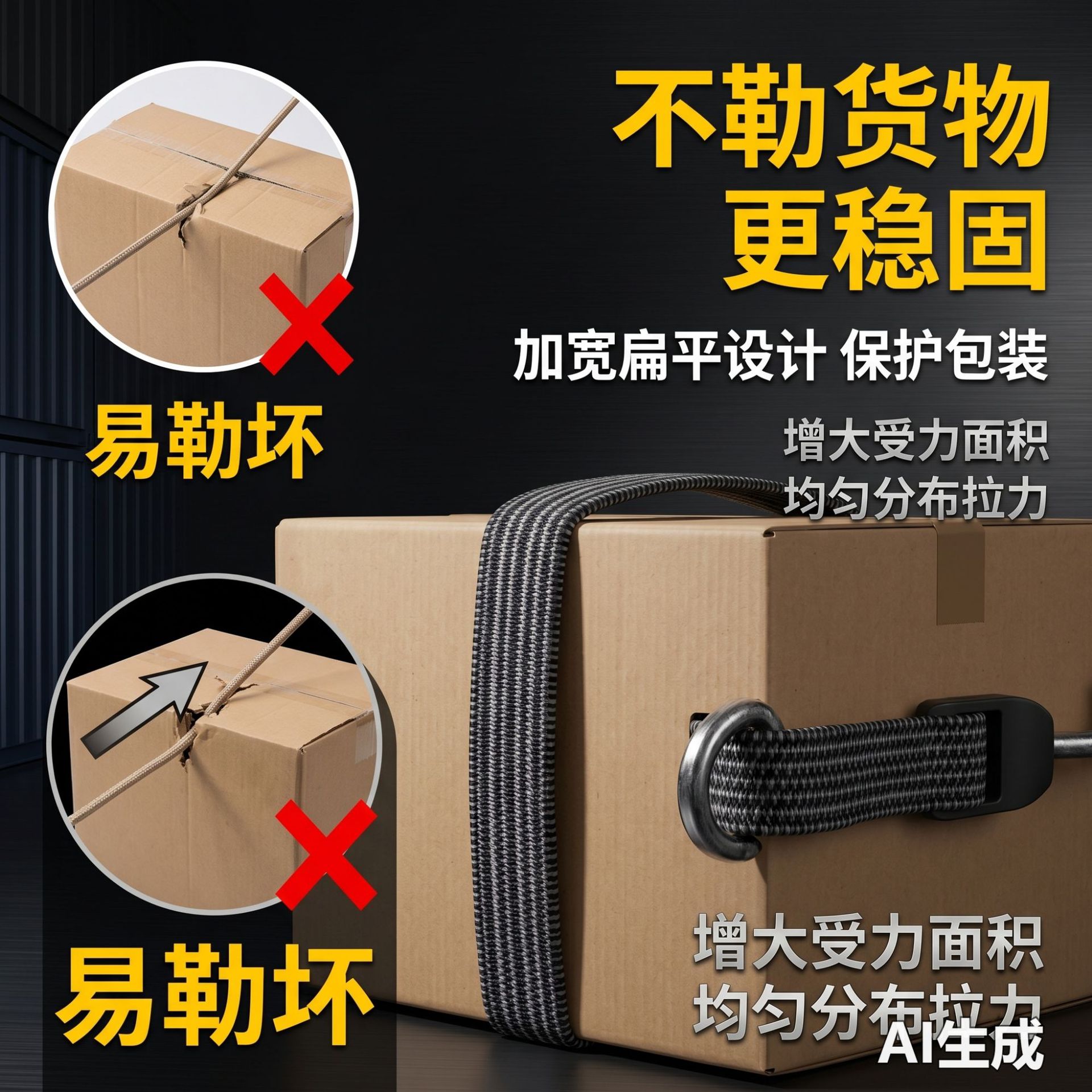Amazon's Best-Selling Adjustable Length Elastic Straps, Elastic Bands, Latex Uv-Resistant Luggage Straps