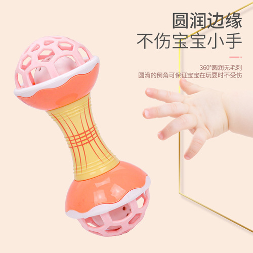 Baby toy educational 0-1 year old Manhattan ball set hand-caught ball baby toy rattle teether ball molar stick