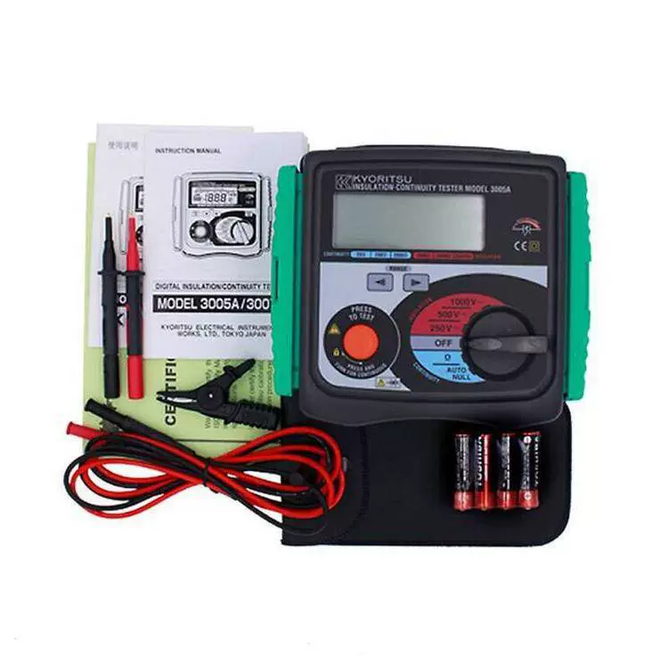 Цифровой измеритель сопротивления изоляции KYORITSU MODEL3005A