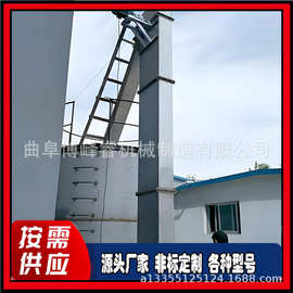 矿用垂直上料机图片 颗粒散状物料斗提机 石子板链斗式提升机