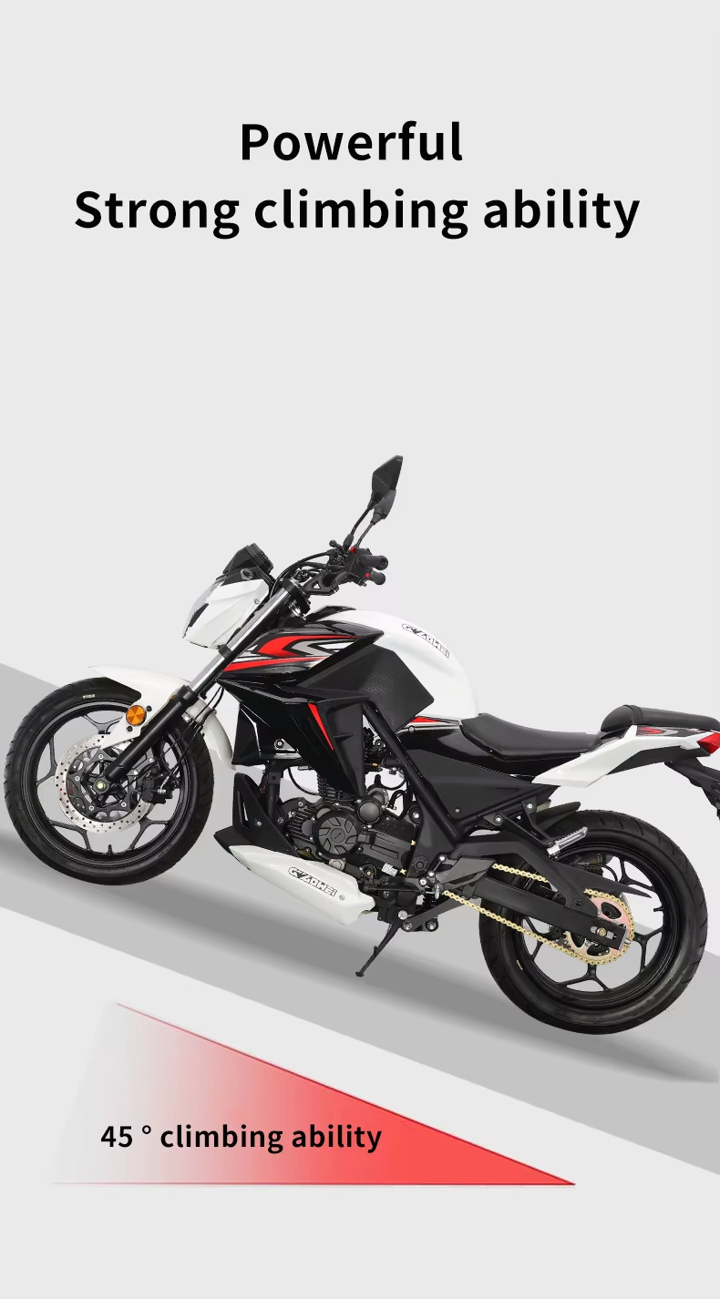 New Xixi Hurricane Motorcycle Sports Car Large Displacement Adult Cool High Speed Motorcycle Racing Wind Water Cooled