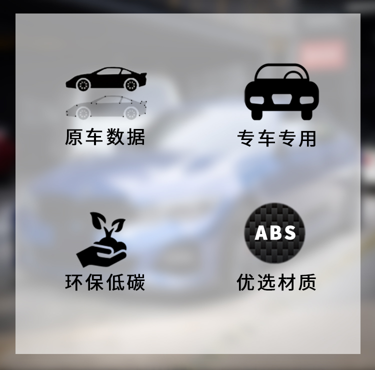 Suitable for BMW new series luminous grille, bright black modified grille, Black Warrior glow