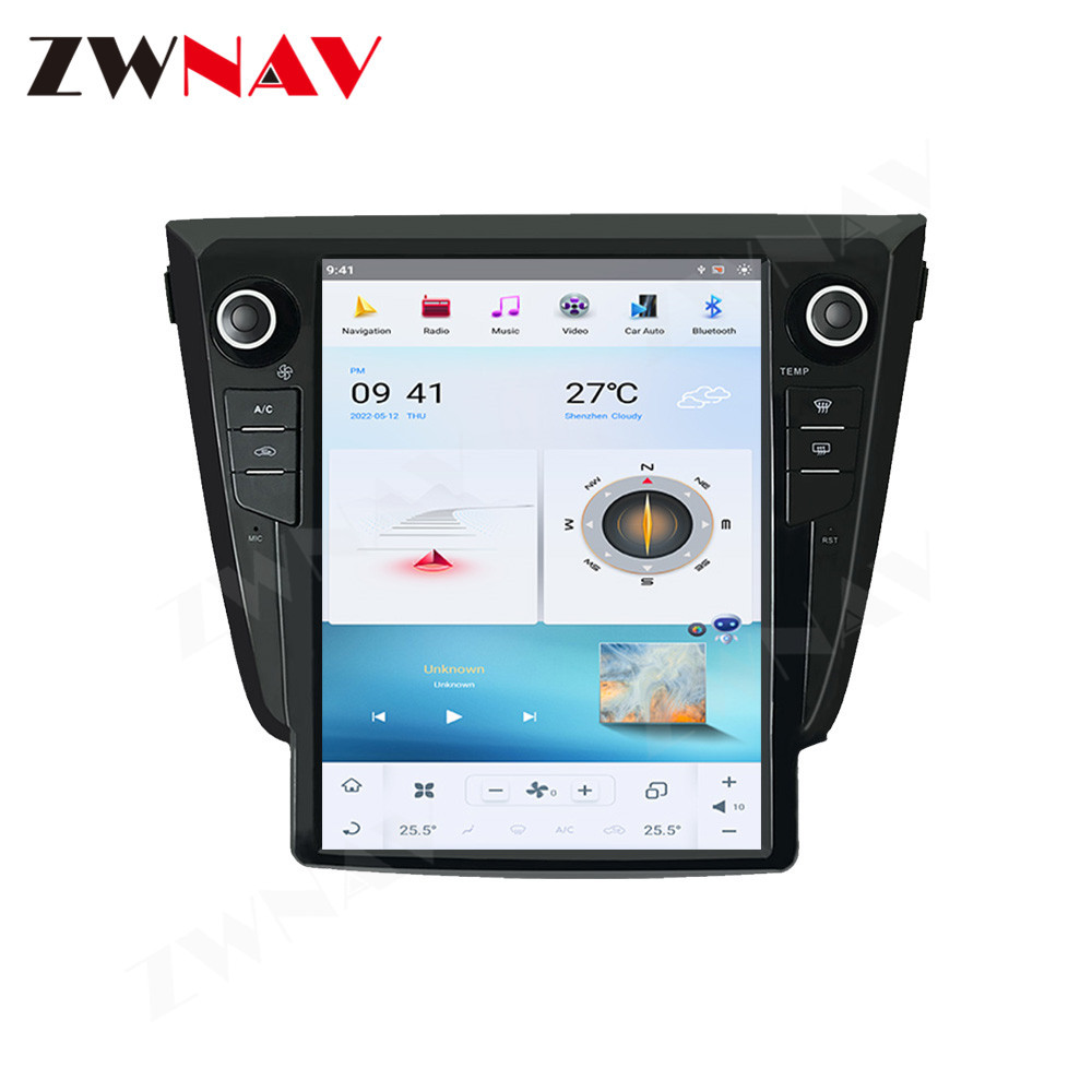 Vertical Screen New Qijun 12.1-inch car audio and video vehicle GPS Android navigation intelligent all-in-one machine