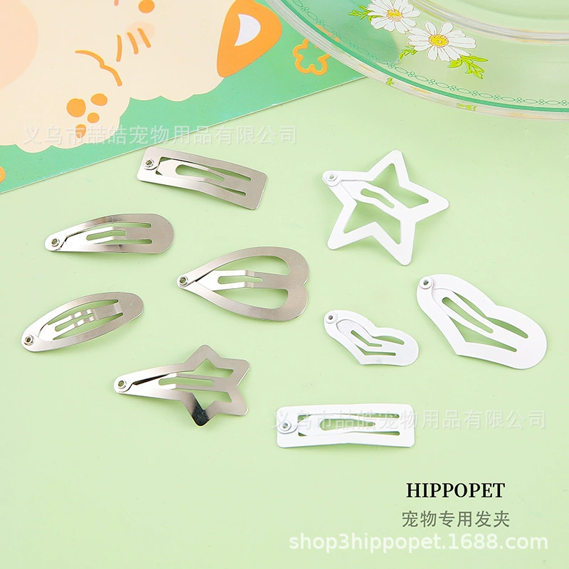 Заколки для шерсти домашних животных, простые заколки, специальные заколки из нержавеющей стали, нестандартные заколки для самостоятельного изготовления, которые не спадают, милые заколки для кошек и собак.
