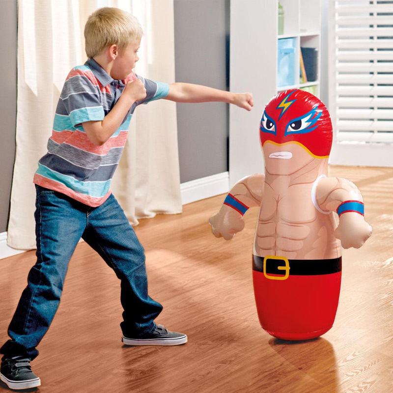 Intex 44669 3D animal tumbler juguetes inflables de los niños bolsa de boxeo de fondo de inyección de agua juguetes de ocio