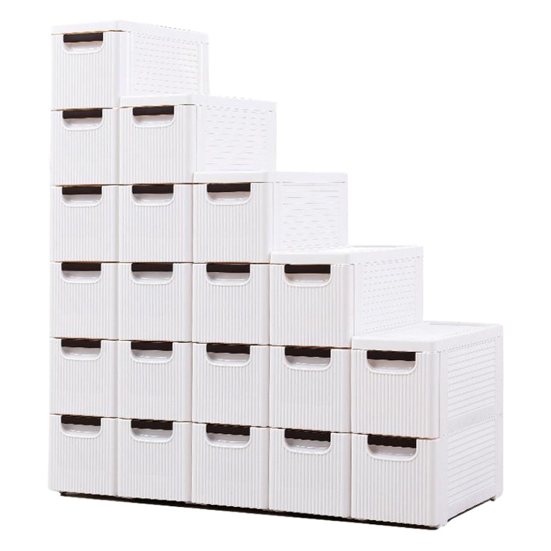 Moderno minimalista baño almacenamiento gabinete cocina sala de estar dormitorio plástico polea brecha cajón gabinete de almacenamiento de múltiples capas