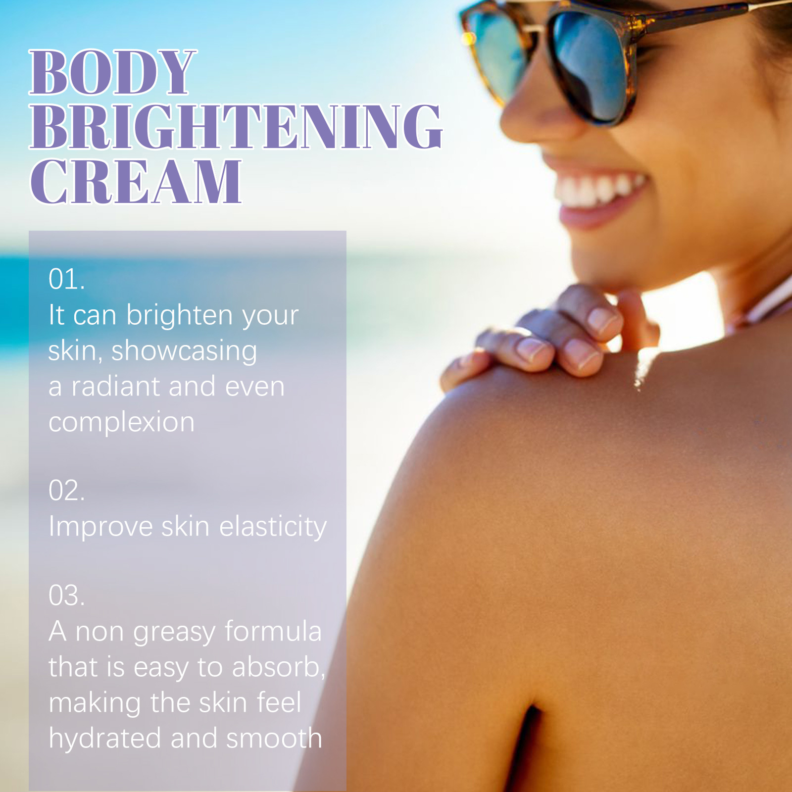 EELHOE Body Beauty Cream Moisturizes, Brightens, Whitens the Skin, making it tender, refreshing, and_voghion.com