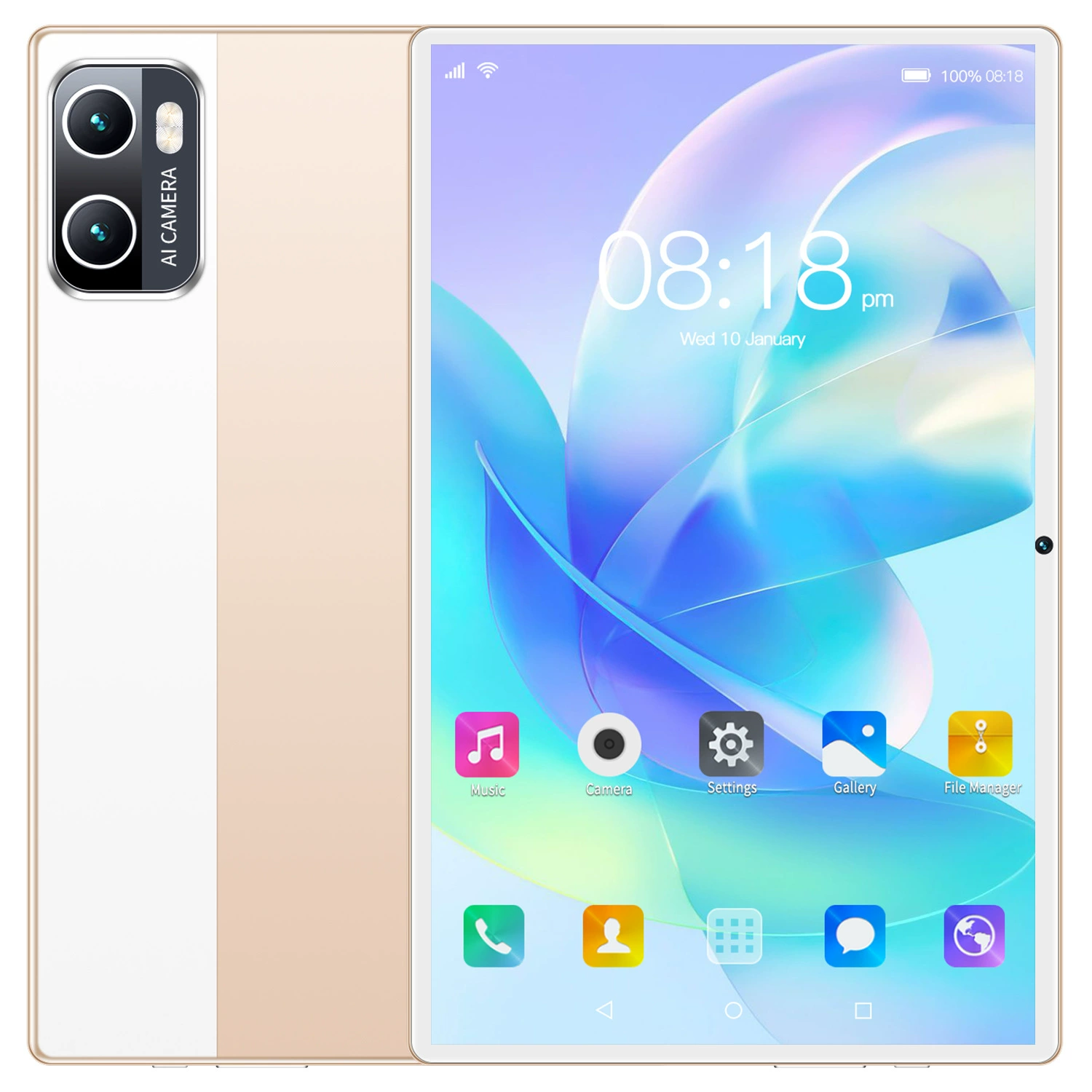 Планшет (P50) Android 10,1″, Google English версия, съёмный межрегиональный SIM‑слот, модель 2024