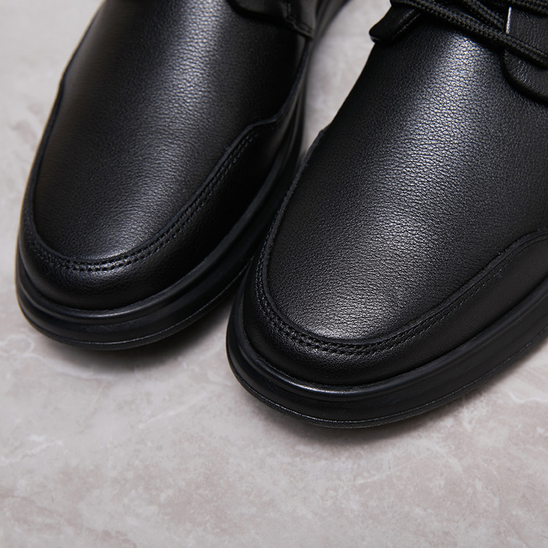 Men's comfortable breathable casual leather shoes_voghion.com