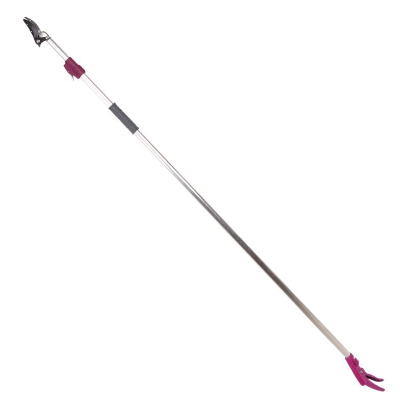 Fábrica al por mayor de aleación de aluminio tijeras de rama alta tijeras de recolección de frutas tijeras de podar aérea Sierra de poda varilla telescópica tijeras de recolección de frutas