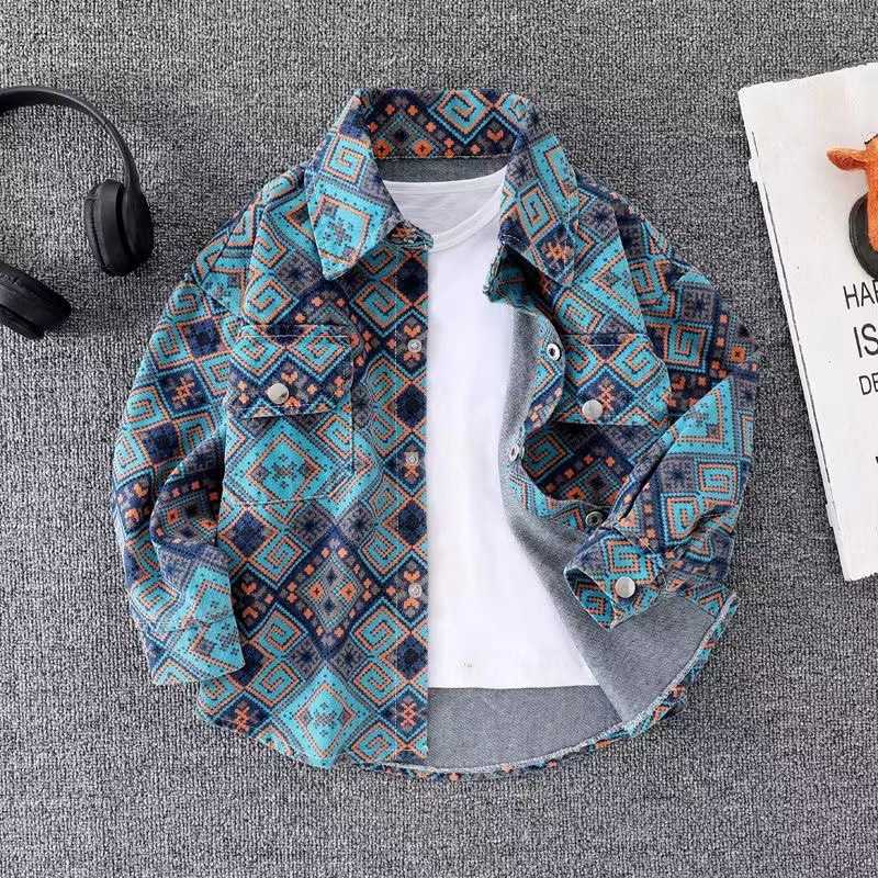 Children's Clothing Boys' Spring Jacket Spring and Autumn Style 2026 New Model for Older Boys Cool and Stylish Denim Spring Outfit Trendy