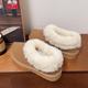 Mao Mao Snow Boots Women's Fur One Women's 2024 New All-match Winter fleece-lined Thickened Warm Casual Large Cotton Shoes