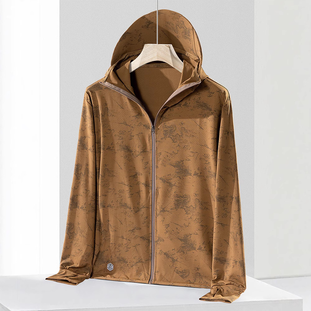 New Skin Clothing for Men, Outdoor Sports Fishing Sun Protection Clothing for Couples, Hooded Summer Casual Jackets, Sun Protection Clothing for Women