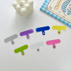 Universal mobile phone lanyard clip transparent patch fixed piece gasket shell card back sticker lanyard mobile phone case connection piece