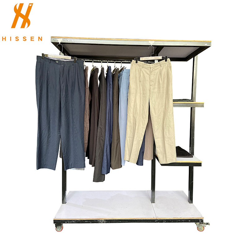 旧衣服二手男裤阔腿裤used men tropical pants跨境二手服装工厂
