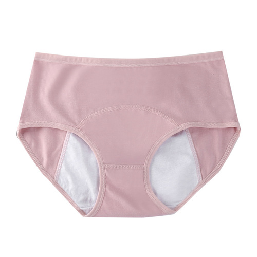 Carefully selected mid-waist large size women's 80~180 catties can wear pure cotton menstrual underwear before and after menstruation, leak-proof and breathable briefs