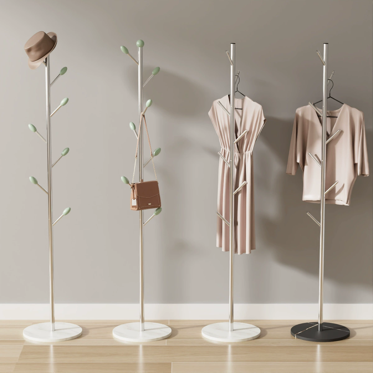 Интернет-красный взрыв экономит пространство вешалка креативная стойка для хранения из нержавеющей стали простой современный домашний напоенный держатель для одежды