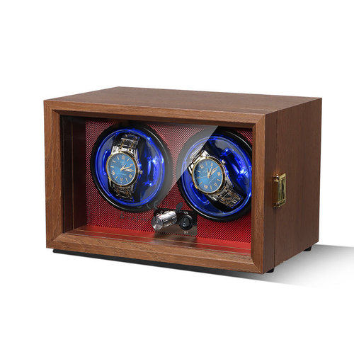 Oscillating Watch Winder Mechanical Watch Swing Stand Vertical Watch Turner Electric Swing Winder Watch Box Home Dual Watch Position Wrist Watch