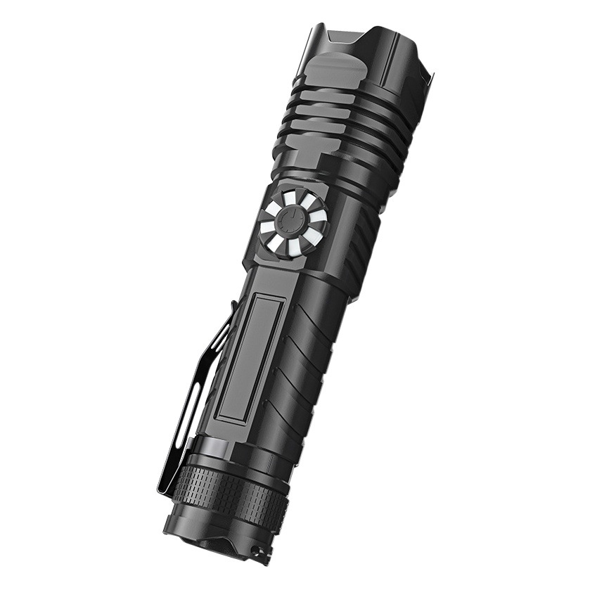 Transfronteriza súper brillante remoto telescópico linterna de enfoque al aire libre camping aventura de pesca linterna de emergencia esencial