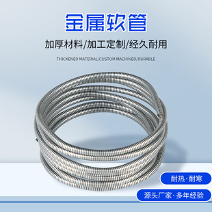 Endoscope Accessories Metal Hose Thickeneded Universal Bending Shaped Flame Retardant and Pressure-Resistant Industrial Equipment Carbon Steel Pipe