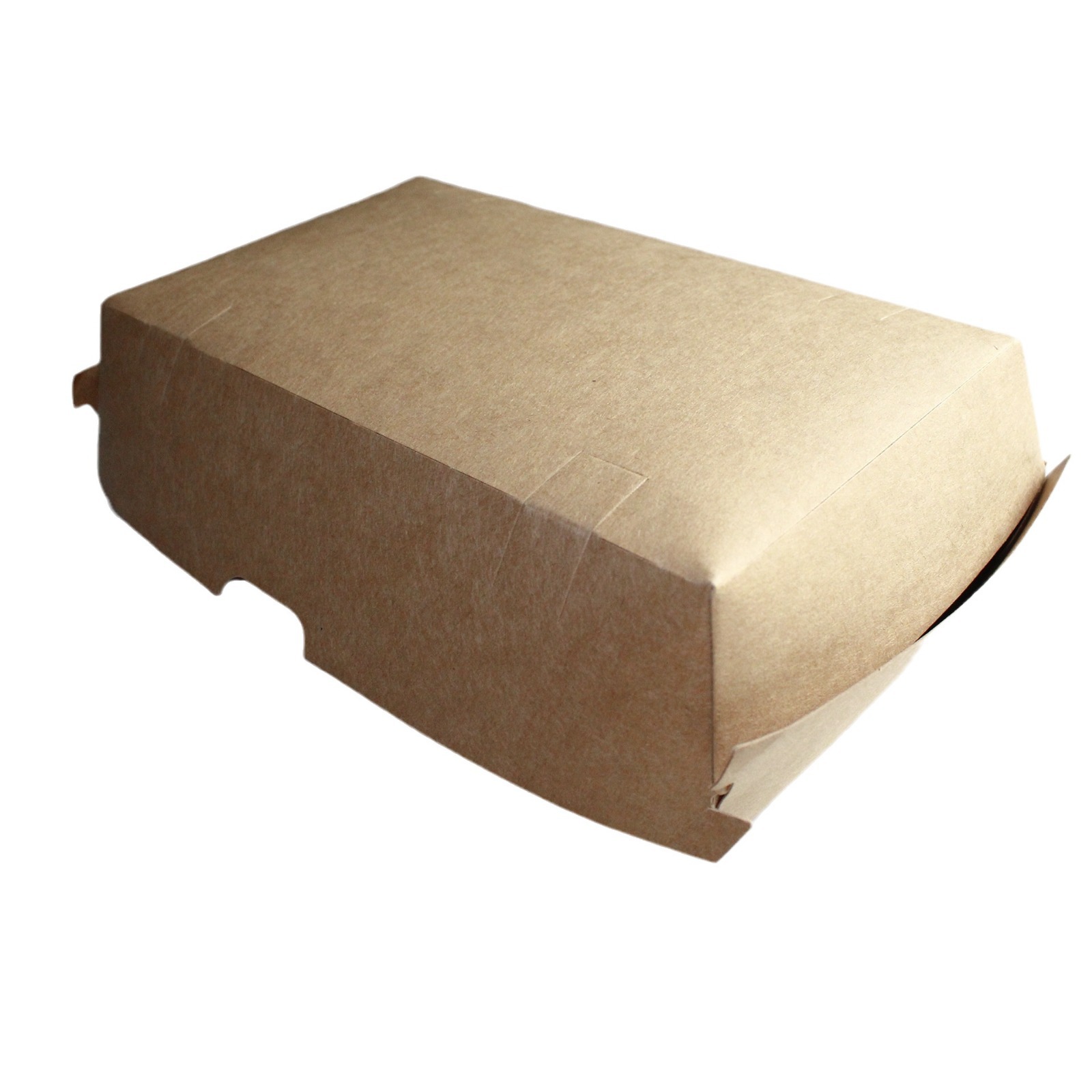 Caja de embalaje para llevar caja de papel Kraft desechable caja de hamburguesa caja de perro caliente caja de almuerzo caja de comida para llevar hamburguesa caja de pollo frito sushi image 6