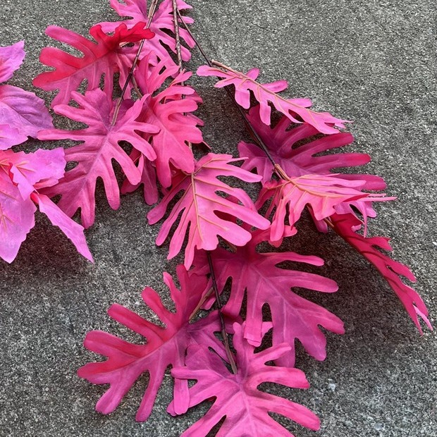 3 tenedor Hada pluma hoja Rose Red