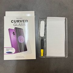 Applicable for Samsung S23 Ultra High Aluminum UV Tempered Film for Note 20/S22/S24 Hot Bending 3D Curved Phone Screen Protector