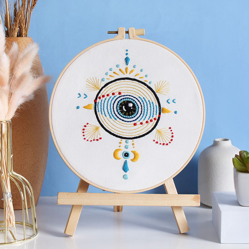 Original nuevo paquete de material bordado a mano DIY transfronterizo amazon inglés astral planeta ojos misteriosos