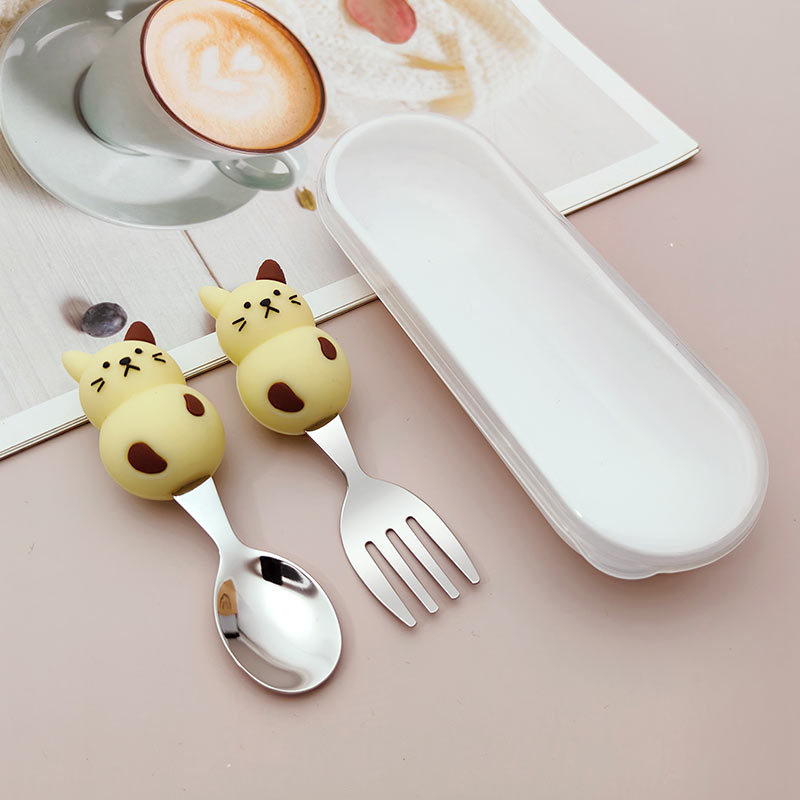 새끼 고양이 304 스푼 포크 박스 세트