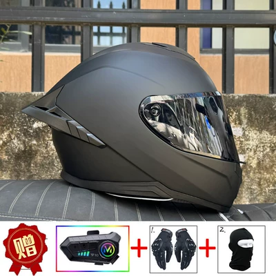 Motosiklet kaskı (dəbilqə) and Women, Bluetooth Full-Face Helmet with