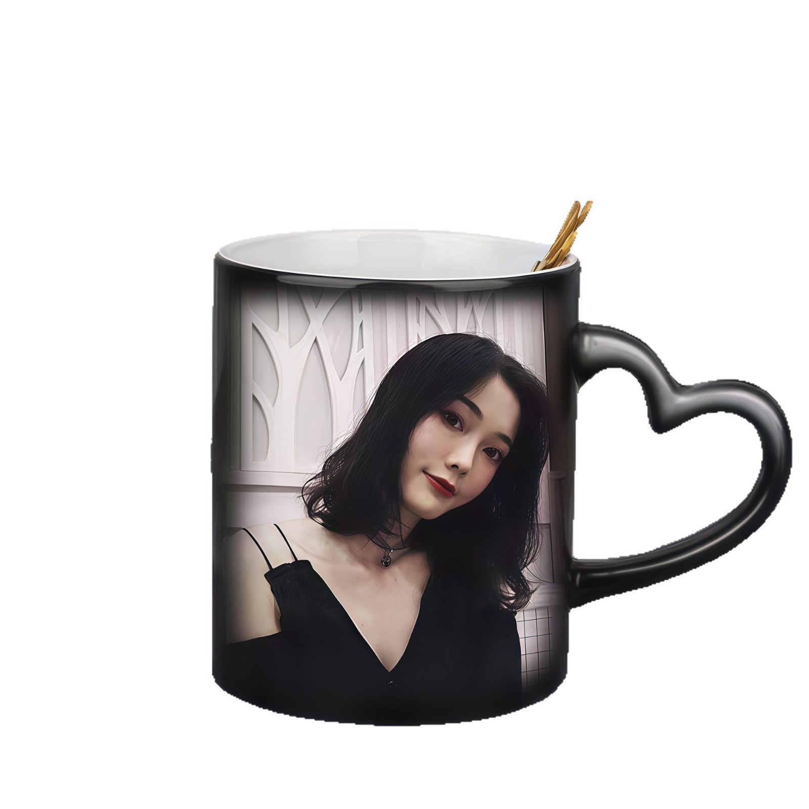 Los fabricantes suministran tazas, tazas que cambian de color creativas, tazas que cambian de color LOGO, impresiones de transferencia térmica, regalos publicitarios, tazas de cerámica de bricolaje