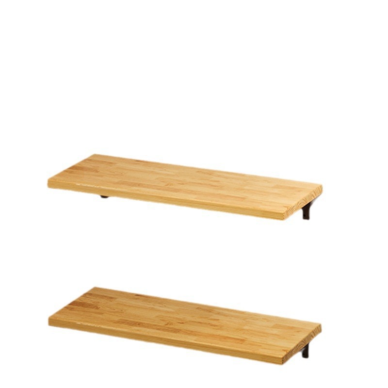 Estante de almacenamiento en la pared de la cocina de madera maciza tipo de condimento estante de almacenamiento de salina de aceite de pared multifuncional