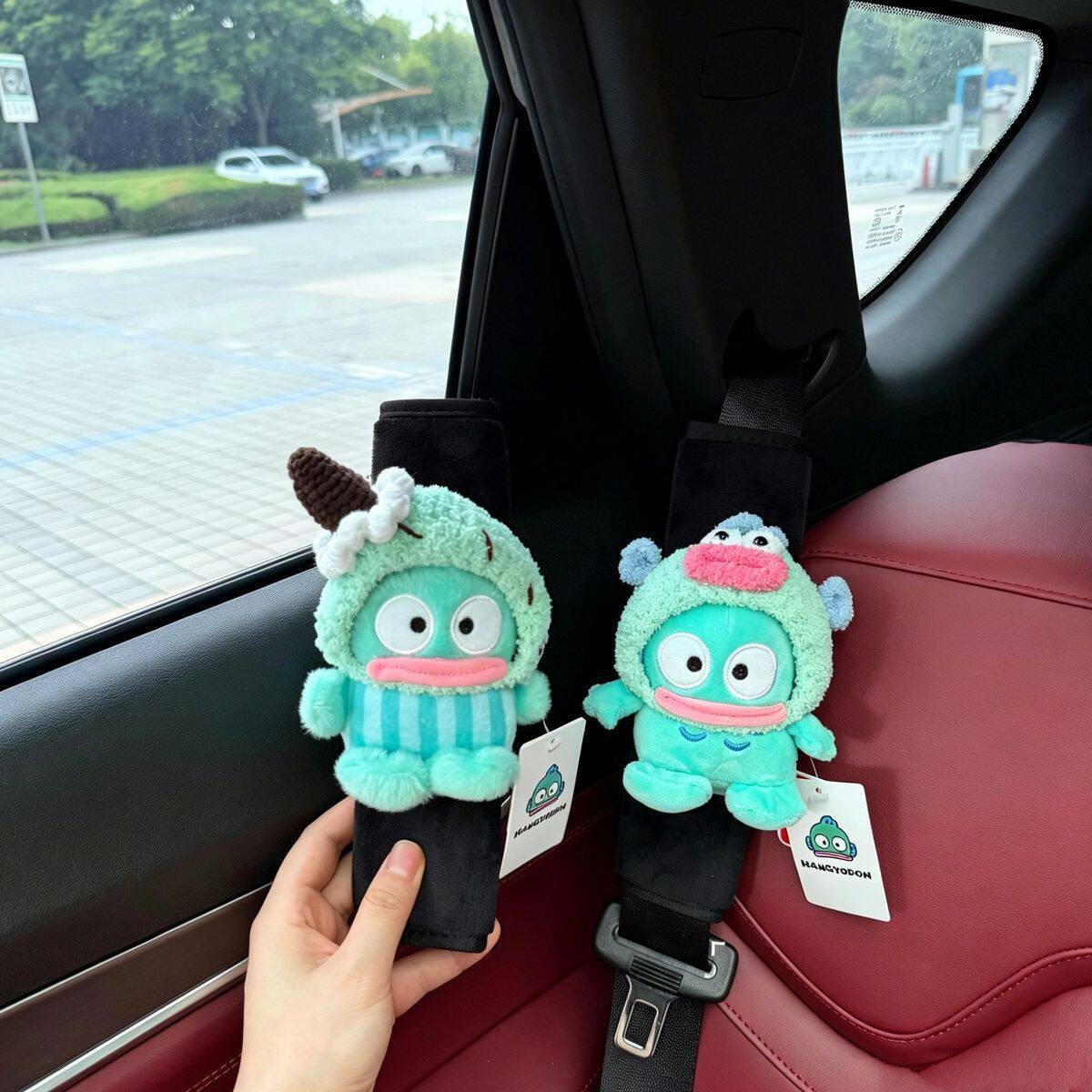 Authentic Ugly Fish Hanton Car Seatbelt Shoulder Pad, Car Interior Accessory, Seatbelt Decorative Doll, New Car Gift