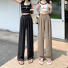 Suit for leisure, trousers, 2022 collection, suitable for teen, elastic waist, high waist, loose fit