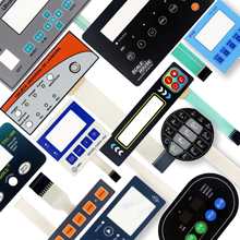 家用电器薄膜开关 PVC按键控制面板 银浆导电设备操作贴膜