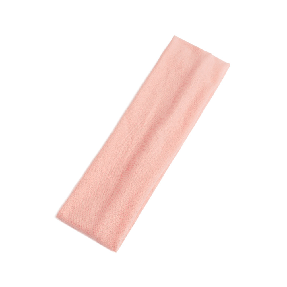 Europa y los Estados Unidos de 6 cm de ancho básico simple de color sólido correa de cabello de yoga para correr anti-transpiración banda de cabello para hombres y mujeres