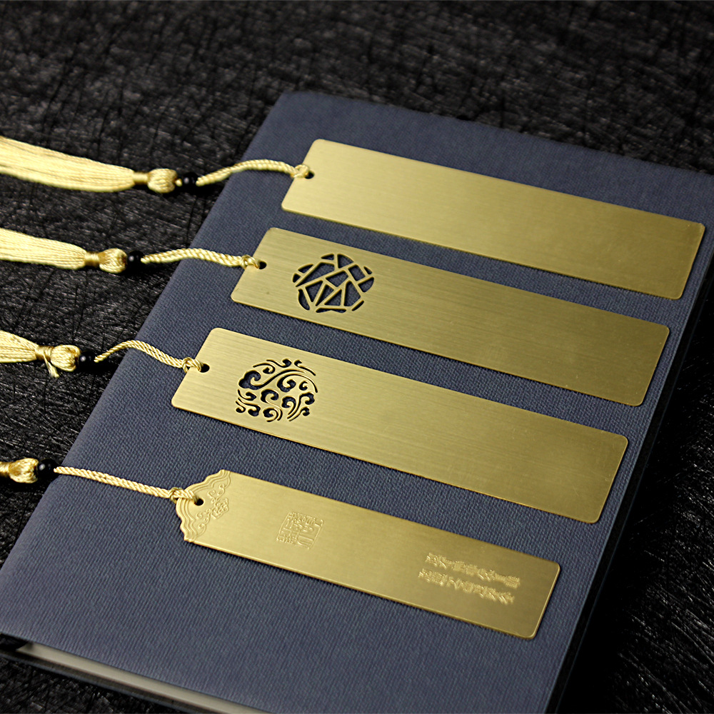 Metal Guofeng bronce marcadores personalizados logotipo grabado xiangyun compañeros de clase marcadores de graduación maestros y estudiantes image 2