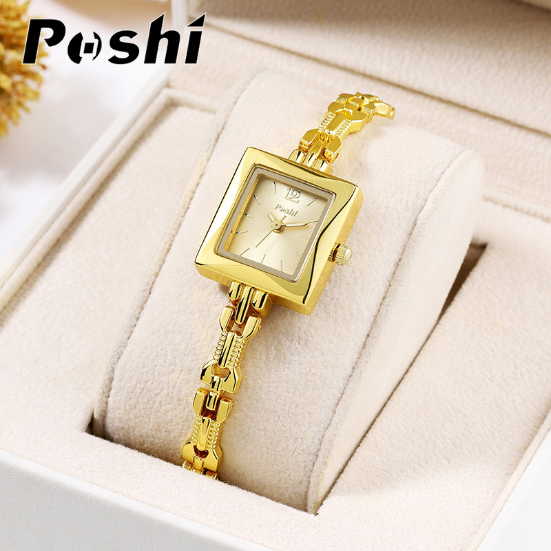 POSHI, lujo ligero, elegante reloj para mujer, reloj de cuarzo de moda, comercio exterior transfronterizo, punto Douyin, una generación