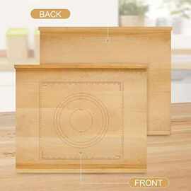 木质炉灶盖板厨房家用长方形托盘披萨板灶台切菜砧板实木揉面板