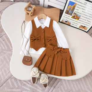 Children's clothing  SHEIN�羳Ůͯ���b��ɫ�R���r����ȹ���b