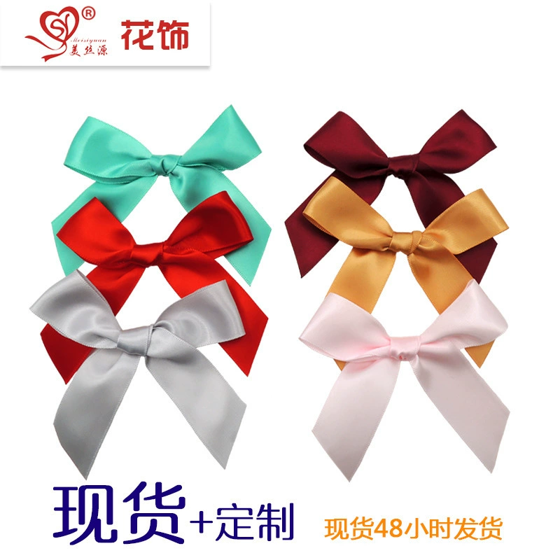 Прямая поставка с фабрики шелк и атласная лента аксессуары для украшения одежды ручной бантом подарочная коробка украшение бантом полуфабрикаты