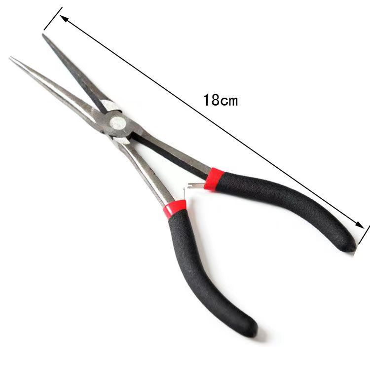 Factory supply 4.5-inch extended mini needle-nose pliers 185mm, 11-inch extended 3-piece set