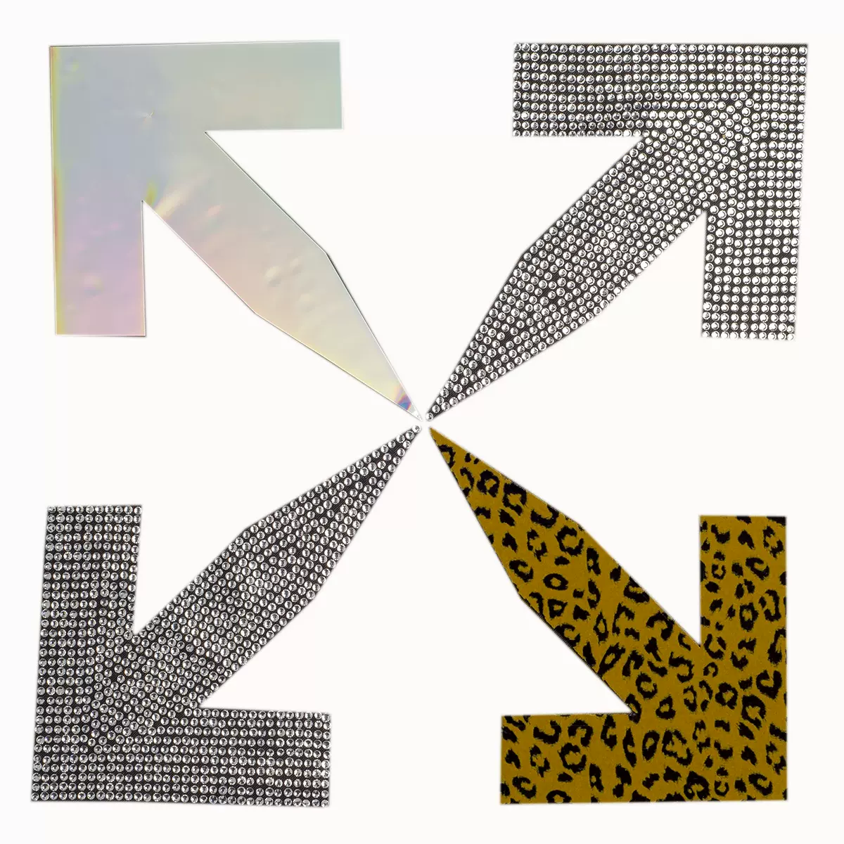 2024新款设计烫钻镭射服装刻字膜植绒烫图 衣服装饰烫钻图案