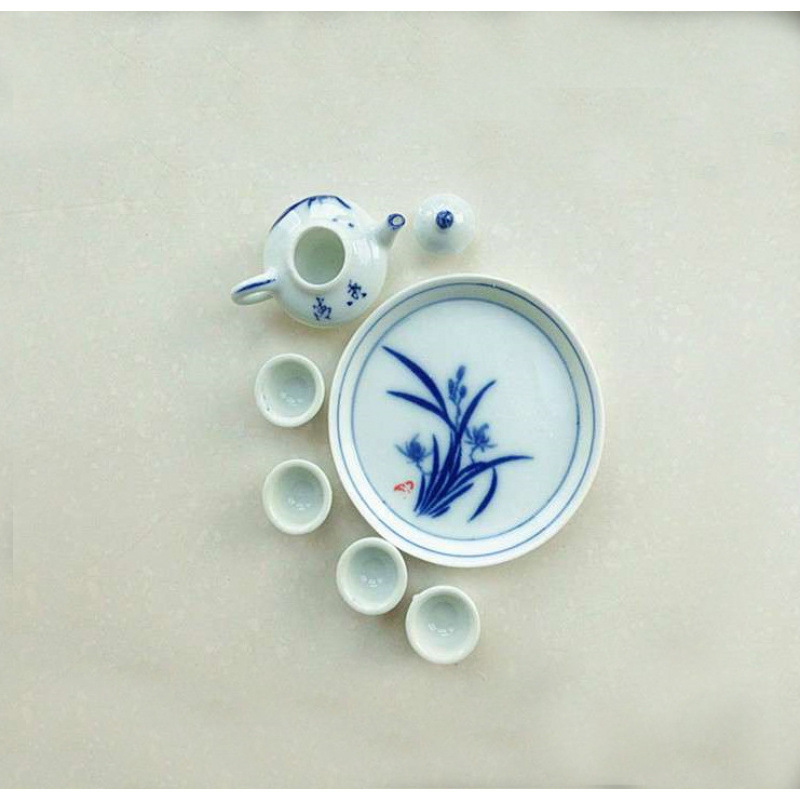 功夫茶具套装过家家玩具茶壶仿真迷你童子茶具套装陶瓷工艺工厂批|undefined