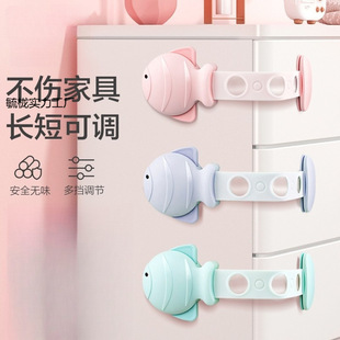 Drawer Lock Child Safety Lock Baby Anti-Opening Cabinet Door Lock Baby Anti-Pinch Sliding Door